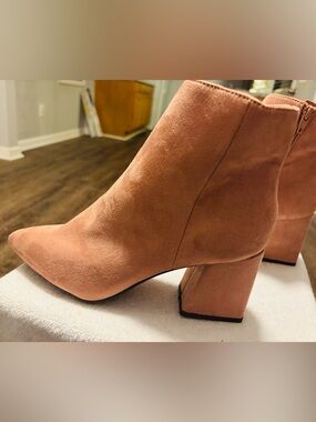 Brand New Ankle Boots By BAMBOO - Size 8.5 - Heel 3 Inches - Box 1C